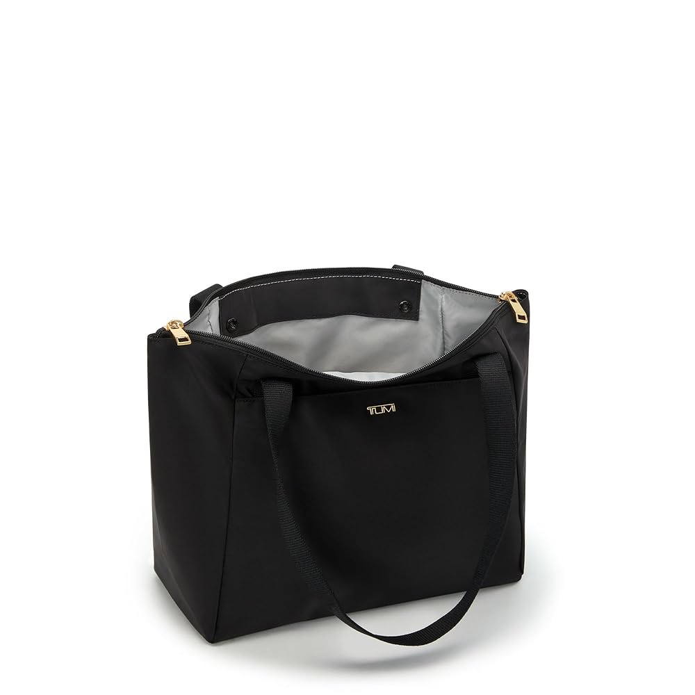 Amazon.com | Tumi Just in Case Small Tote, Black/Gold, One